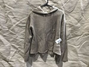 Drawstring Cashmere Hoodie