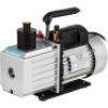 VEVOR 8CFM 1HP Ultimate Air Conditioning Refrigerant Vacuum Pump, 110V 2 Meter Valve, 2 Stage 0.3PA. Powers On/Not Tested Further.&nbsp;