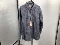 Red Head Men's Button Up, 2XL, Appears New