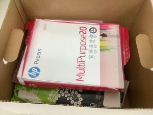 Box of Mixed Paper, E-Commerce Return