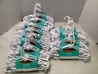 Lot of (12) 3 Pack Kids Hangers with Clips, Appears New
