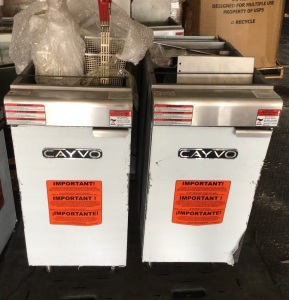 Salvage Commercial Fryers, SOLD AS IS