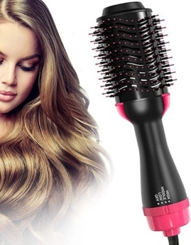 Hot Air Brush,Hair Dryer Brush, Hair Dryer and Volumizer Salon Negative One Ionic Step Hair Straightener Brush.&nbsp;