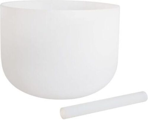 SOLSHINE Frosted Crystal Singing Bowl, Crystal Glass Mallet Included, Powerful Vibration Healing Effect for Meditation and Sound Rehabilitation&nbsp;- NEW&nbsp;
