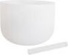 SOLSHINE Frosted Crystal Singing Bowl, Crystal Glass Mallet Included, Powerful Vibration Healing Effect for Meditation and Sound Rehabilitation&nbsp;- NEW&nbsp;