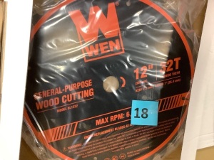 12-Inch 32-Tooth Carbide-Tipped Professional Woodworking Saw Blade