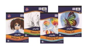 Case of (6) UCreate 9" x 12" Art Pad Bundle, 4 Pack