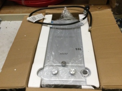 VEVOR 16L Tankless Hot Water Heater Propane Gas 4.3GPM Water Filter LED Display. Unknown Condition. E-commerce Return