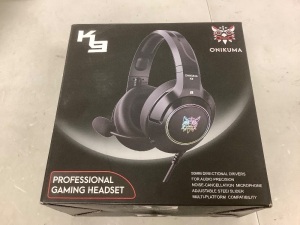 Professional Gaming Headset, Powers Up, Appears New
