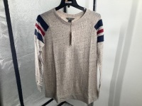Natural Reflections Stripe Thermal Shirt, Medium, Appears New