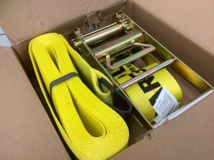 US Cargo Control Ratchet Straps, Appears New