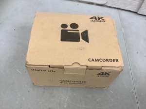 HD Camcorder, Powers Up, Appears New