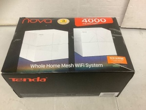 Tenda Whole Home Mesh WiFi System, Powers Up, Appears New