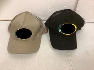 Lot of (2) Logo Trucker Hats, Appears New