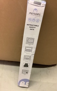 Momcozy Retractable Safety Gate, Appears New, Box Damaged