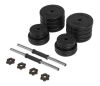 64lb Weight Dumbbell Set Adjustable Cap Gym Barbell Plates