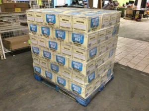 Pallet of (102) Cases of Muscle Milk, Vanilla. Each Case has (12) 17 oz. Bottles. Best by Date of Jan 24, 2021