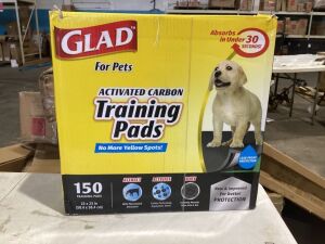 Glad for Pets Activated Carbon Puppy Potty Training Pads, 150 ct 