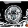 7 LED Headlight for Motorcycle, Chrome. Appears New.&nbsp;