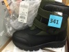 Kid's Black & Olive Boots, Size 5, Appears New