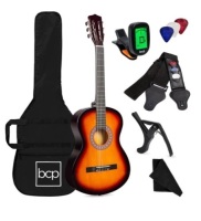 Beginner Acoustic Guitar Set w/ Case, Appears New