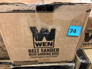 WEN Belt Sander w/ Sanding Disc, Appears New