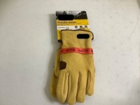 Men's Insulated Deerskin Gloves, L, Appears New