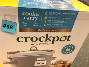 Crock Pot 6qt Cook and Carry Programmable Slow Cooker