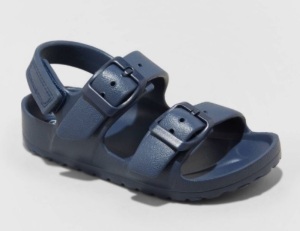 Cat & Jack, Toddler Ade Footbed Sandals, Navy, Size 6, Appears New