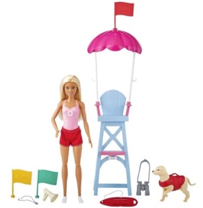 Case of (4) ​Barbie Lifeguard Doll and Playset