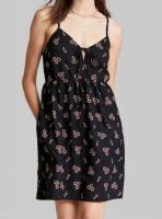 Case of (6) Wild Fable Women's Sleeveless Tie-Front Muse Dress, Small