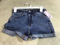 Case of (12) Wild Fable Highest Rise Denim&nbsp;Shorts, Size 0&nbsp;