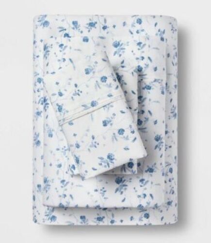 Threshold&nbsp;400 Thread Count Printed Performance Sheet Set, Full&nbsp;