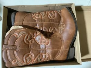 SheSole Women's Wide Calf Western Boots, Size 41