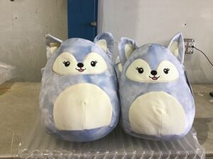 Lot of (2) Squishmallow Faldette Fox Plush