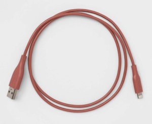 Case of (12) heyday Lightning to USB-A Round Charging Cables