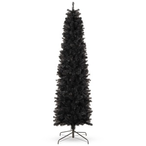 Black Artificial Pencil Holiday Christmas Tree - 7.5ft