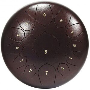 Steel Tongue Handpan Drum 13 Notes 12” 