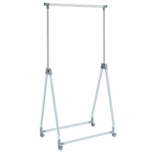 Extendable Foldable Heavy Duty Clothing Rack With Hanging Rod