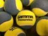 60 Gamma Pressureless Practice Tennis Balls, Blue/Yellow - Appear New
