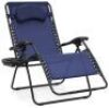 &nbsp;Oversized Reclining Zero Gravity Chair Lounger w/ Cup Holder, Pillow