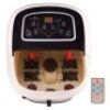 All-In-One Foot Spa Bath Massager Tem/Time Set Heat Vibration W/4 Roller