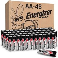 Energizer AA Batteries, 48 Count, Double A Max Alkaline Battery - NEW