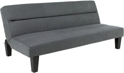 Microfiber Futon Folding Couch Sofa Bed w/ 6" Mattress