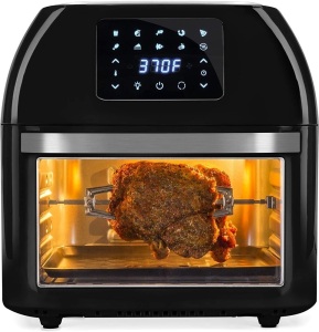 16.9qt 1800W 10-in-1 Family Size Air Fryer Countertop Oven, Rotisserie, Dehydrator