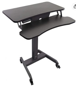 Electric Sit-Stand Workstation, E-Commerce Return, Color Varies From Pic