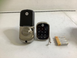 Yale Key-Free Touchscreen Door Lock, Untested, Appears New