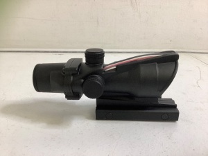Red Fiber Riflescope, E-Commerce Return
