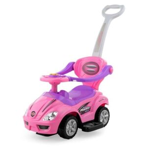 3-in-1 Kids Push Car w/ Handle and Horn