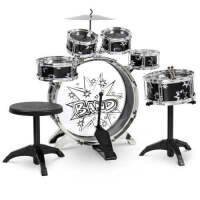 11-Piece Kids Beginner Drum Precussion Musical Instrument Toy Set